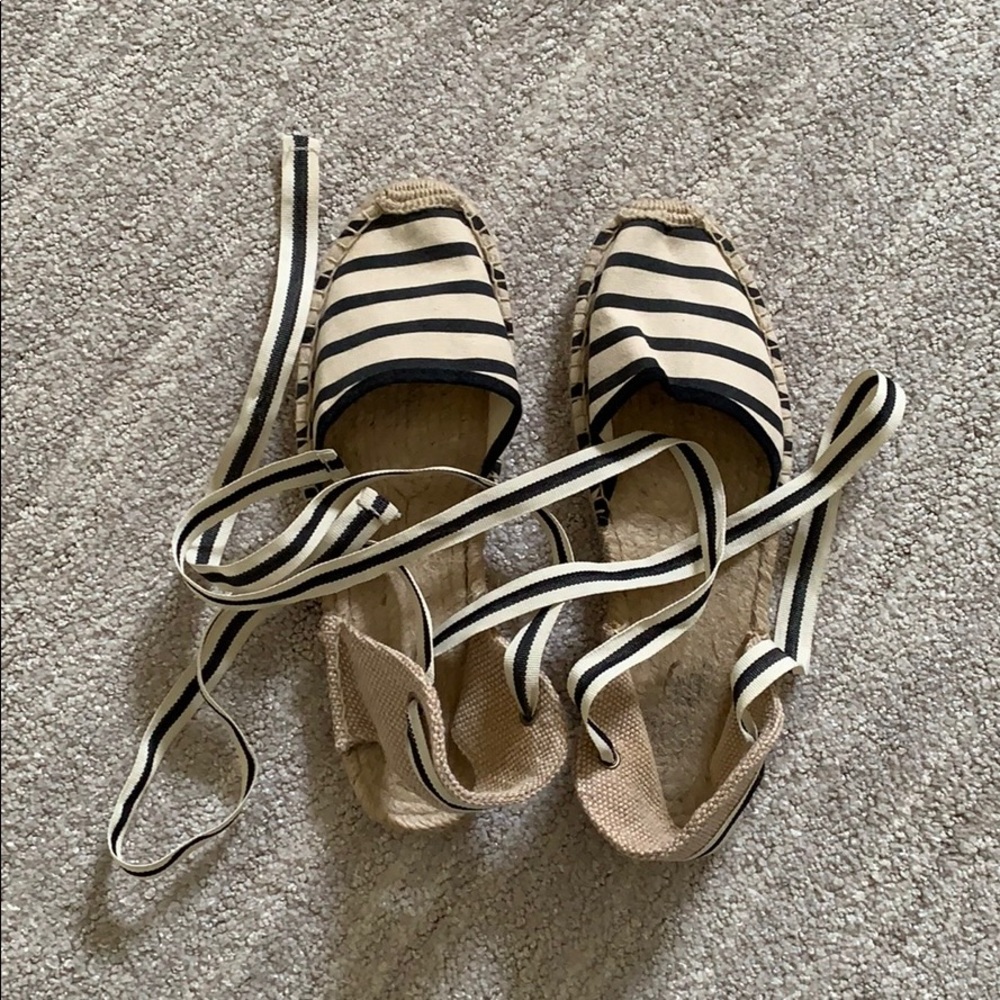 Striped soludos espadrilles